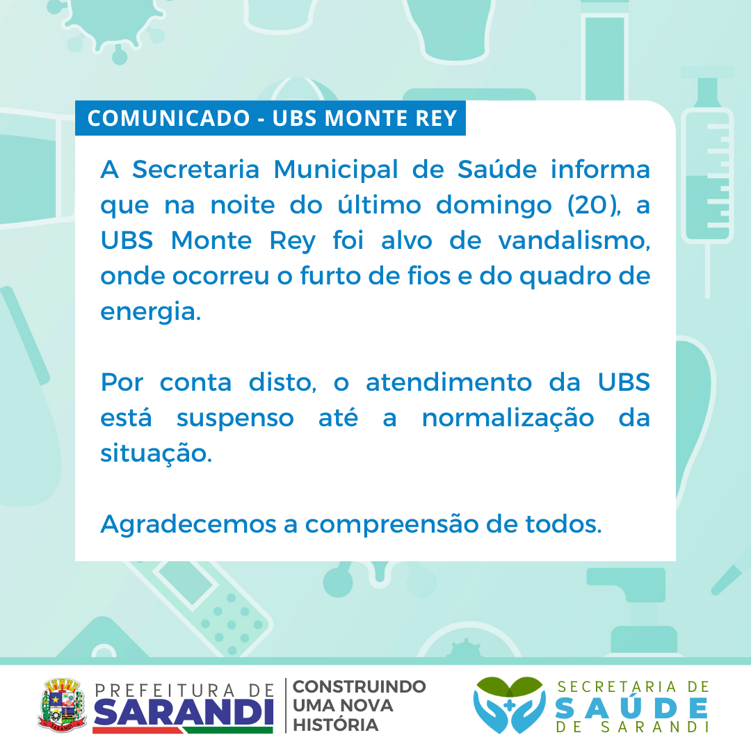 Comunicado - UBS Monte Rey